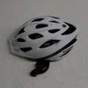 Schwinn Thrasher Helmet for Adults, Size 58-62 cm for Riders Ages 14+, Microshell, Adjustable Dial & Straps, Interior Padding, Air Vents, Lighted or Unlit, Visor, Adult Bike Helmet (White)