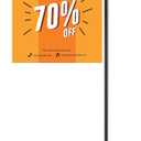 Blulu 1 Pcs Adjustable Poster Stand, 43-87 Inch Floor Standing Sign Holder