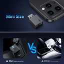 Wireless CarPlay Adapter for iPhone 2026 Upgrade - Plug & Play Convert Wired to Wireless Compatible with Cars 2016+, iOS 10+ (USB A/USB-C)