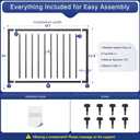 4ft x 36in Aluminum Deck Gate Kit Anti Sag Frame (No Hinge & Lock)