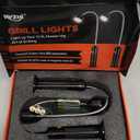 Grill Light BBQ Grilling Accessories: 2025 Unique Dad Gifts for Fathers Day from Wife Daughter - Cool Gifts for Men Husband Grandpa - Outdoor Bright Magnetic LED Light Smoker Accessories Tools 2 Pack