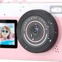 Mafiti Underwater Camera 10FT Waterproof Camera Snorkeling, Compact Floatable Digital Camera for Kids Teenagers Adults, Surfing Swimming and Kayaking, Pink