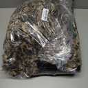 XeGe Fluffy Faux Fur Cheetah Print Duvet Cover Set, 1 Plush Fuzzy Soft Leopard Comforter Cover and 2 Furry Pillowcases, 3 Pieces Luxury Farmhouse Shaggy Bedding Set with Zipper, Brown and Black, Queen