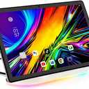 2026 New Android Tablet US Version - Octa-Core, 14GB RAM, 64GB+1TB Expand | Dock Station Included | 12-Month Protection (A10PRO with Charging Dock, Black)