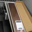 Heimlove 36 Inch Floating Shelves for Wall Walnut Shelves Set of 2,Wall Mounted Rustic Wood 8 Inch Deep Floating Shelf with Invisible Brackets for Bedroom Kitchen Living Room