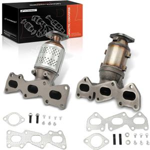 A-Premium Front 2-PC Exhaust Manifold Catalytic Converter Kit Direct-Fit Compatible with Hyundai Sonata 2006-2007, Azera 2006-2010, Entourage 2007-2008 & Kia Sedona, Amanti, 3.3L 3.8L, EPA Compliant