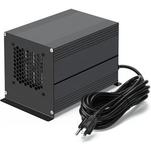 Boat Engine Compartment Heater, 650W Haoguo Bilge Heater Equipped with Self-Regulating PTC Element, for Boats Up to 500 Cubic Feet, Prevents Cabin Pump from Freezing (Black)