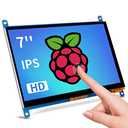 Head Sun Raspberry Pi Screen 7inch Monitor IPS 1024x600 HDMI Capacative 7'' Touch Screen Monitors Compatible with 3B+/3/2 B/B+/ Banana Pi Windows10/8.1/8/7 Driver Free 5-Point Raspberry pi Display