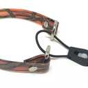 Sparky Pet Co Surefit 3/4" Bungee Dog Collar, Waterproof Biothane E-Collar Replacement Strap with Nexus Wheel Lock, Fits Garmin, Dogtra, SportDOG & Educator (Orange Camo)