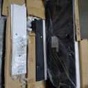 Queen Size Lift Up Storage Bed Frame, Modern Wingback with Adjustable Headboard Equipped with LED Light, Fast Charging Station and Outlet, Solid Wood Slats, No Box Spring Needed, Noise-Free, White