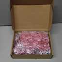 Pinkunn 30 Set Christmas Candy Cane Ornament with Bow Peppermint Candy Cane Christmas Tree Decoration Plastic Lollipop and Bow Hanging Ornaments for Xmas Tree Wreaths Holiday Decorations(Pink)