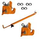 Pat’s Easy Change Quick-Hitch System (Cat 2 & Stabilizer Bar) (Orange)
