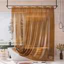 Titanker Shower Curtain Liner 3 G 72×72 Clear Amber