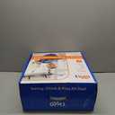 Gym1 6-Piece Doorway Gym Indoor Playground - 6-Piece, Blue - Indoor Playset with Sensory Swing, Pull-Up Bar & Rings, Trapeze, Ladder & Knotted Rope