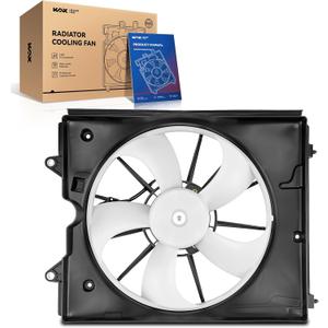 KAX Engine Radiator Cooling Fan, Compatible with 2011-2017 Odyssey, Replace # 76236, 2811695, 6010300, 420159, FA70870, 621510