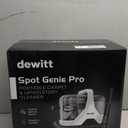 DeWitt Spot Genie Pro Portable Carpet Cleaner Machine, Upholstery Cleaner  Lightweight 7.7lb Pet Stain & Odor Remover with 4 Cleaning Tools, Compact Design for Home, Car, and Furniture (White)
