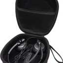 Headset Headphone Case Compatible with Logitech H390, H430, H570e, Zone 300, Zone 301 or JLab Go Work, JIAMQISHI, EAGLEND Headset, Black(Case Only)