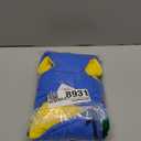 Gooby Padded Vest Dog Jacket - Solid Blue, Large - Warm Zip Up Vest Fleece Jacket with Dual D Ring Leash - Winter Water Resistant Sweater - Clothes for Small and Medium Dogs