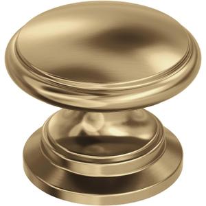Amerock Ravino 1-1/4 inch (32mm) Diameter Champagne Bronze Cabinet Knob - 10 Pack