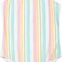 Hurley Girls One Piece Swimsuit (7, Pale Ivory/Multi Stripe)