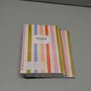 Sweetzer & Orange Academic Planner 2025-2026  Student Planner for August 2025 to July 2026  Weekly & Monthly Layout  Sturdy Cover & Stickers  Multicolor Stripes Design  5.5 x 8.5 (Striped)