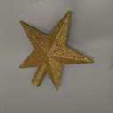 Christmas Tree Star Topper, 8" Gold Xmas Star Tree Decorations, 3D Shatterproof Bethlehem Star Tree Topper Decorations, Waterproof Christmas Tree Topper Decor for Holiday Home Outdoor Ornament