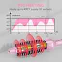 DAN Curling Iron Brush,Heated Curling Brush,CurlingBrush for Short Hair,Heated RoundBrush,SmallBrush Curling Iron,Curling Hairbrush
