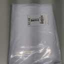 RYB HOME 2 Layers Sheer Door Curtains for Door Window, Privacy Protection Non-See-Through Light-Filtering Drapes with Tieback, Top and Bottom Rod Pocket Sidelight Drapes, White, W26 x L72