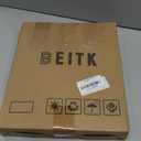 BEITK 1 Pack Leather Front Car Seat Cover Bottom Car Seat, Anti-Slip and Full Wrap Driver Car Seat Protectors, Luxury Waterproof Bottom Auto Seat Cushion Pad Mat for Most Vehicles(Gray)