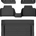 HAFIDI® Floor Mats & Cargo Liner Set Fit for 2019-2026 BMW 3 Series 330i 330e M3 M340i Sedan All Weather Protection TPE Anti-Slip Automotive Full Set Floor Liners Custom Accessories - Black