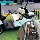10L0L Golf Cart Under Seat Storage Tray for EZGO RXV TXT Club Car DS Precedent Electric Vehicle with Original Trojan Battery Underseat Organizer Container Holder Plate