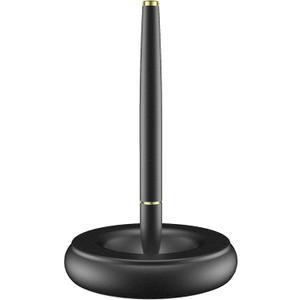 Magnetic Levitating Pen Rotatable, Upright and Swing Magic Pen Holder for Unique Gifts Home Desk Office Business Office Luxury Decompression Pen, Black