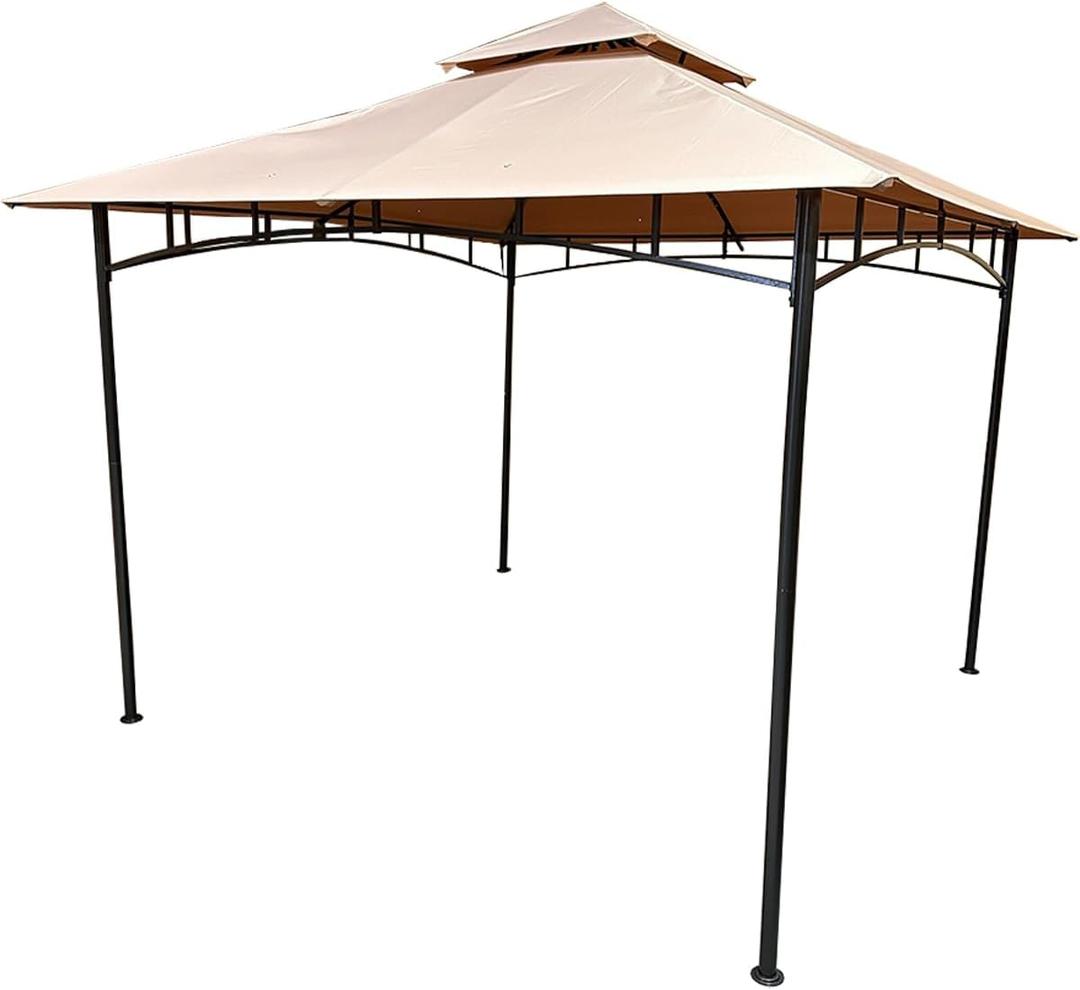 Garden Winds Replacement Canopy Top Cover Compatible with ABCCANOPY & MasterCanopy 10'x10' Gazebo - Riplock 350