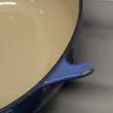 Lodge Essential Enamel Cast Iron Dutch Oven - Perfect for Bread Baking, Braising, Marinating & Slow Cooking - Features Moisture-Sealing Lid & Dual Handles - Kitchen Essentials - 6 Quarts - Caribbean Blue