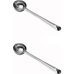Stainless Steel Deep Ladle | Soup/Milk Ladle | Cooking and Serving Spoon for Kitchen (Pack of 2)
