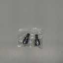 Ucreative 6AN Straight Push Lock Hose Fitting End Black 2PCS