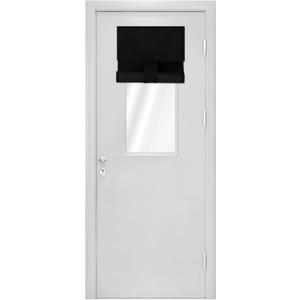 100% Blackout Classroom Door Curtain (10W x 30L Inch Black 1 Panel)
