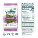 Gimme Seaweed Organic Premium Roasted Seaweed Snacks, Teriyaki, 20 Count, Keto, Vegan, Gluten-Free, Great Source of Omega3s and Iodine, Healthy On-The-Go Snack for Kids and Adults (EXP 07/06/26)