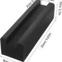 DOITOOL Solid Wood Mirror Support Stand 9.84X2.95X2.67 Inch Anti-Slip Base for Full Length Mirrors Household Mirror Holder Multi-Use Artwork Display