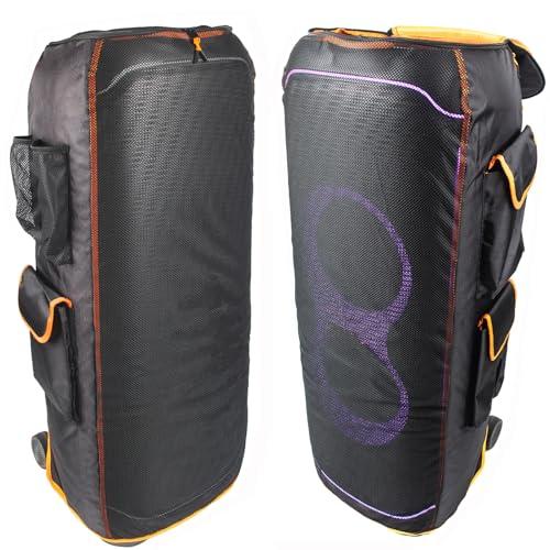 Protective Cover for PartyBox Ultimate Speaker Double-Layer Shield, Scratch-Resistant, Dust proof Shell, Custom Fit Speaker Jacket, Breathable Mesh Sleeve, w/4 Storage Pockets (partybox Ultimate)