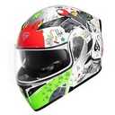 KYPARA Motorcycle Dual Visor Flip Up Modular Full Face Helmet