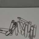 Juexica 15 Pcs Large Safety Pins 5 Inch Jumbo Stainless Steel Safety Pins Heavy Duty Huge for Strong Laundry Upholstery Sewing Quilting Key Rings Craft Outdoor (Silver)