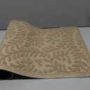 HIYARD Front Door Mat, Absorbent Dirt Trapping Welcome Door Mat Indoor Outdoor, Non Slip Entry Mat, Indoor Outdoor Door Mats, Fade Resistant, Low Profile Doormat for Entryway, 2917, Beige