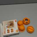 havit Frozen Dog Treats Toy to Keep Them Busy, Cognitive Dog Enrichment Toys,Interactive Toys Long Lasting, Easy to Clean (Orange)