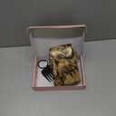 REECHO Curly Hair Extensions, 4PCS 16 inch Clip in Hair Extensions Lace Weft Short Curly Extension Clip Ins Invisible Natural Hairpieces for Women, Dark Blonde with Highlights