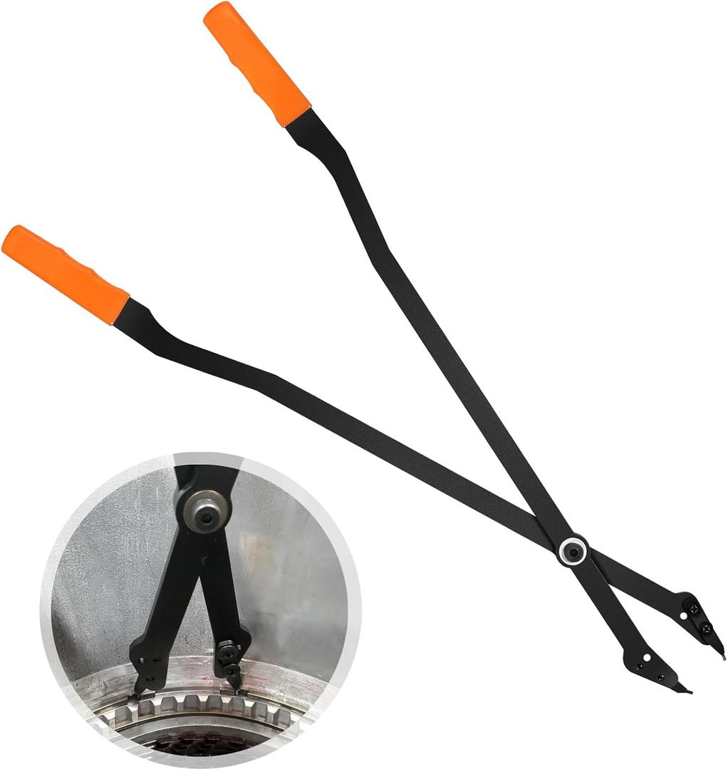 1489-26" Internal Retaining Ring Pliers, Large Transmission Snap Ring Tools Fit for GM 5L40, 5L50, 6L50, 6L80 and 6L90 Heavy-Duty Transmissions Pliers