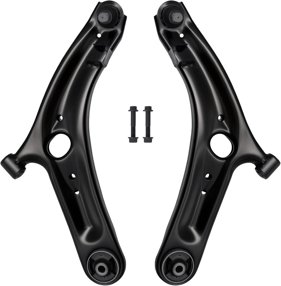 AUQDD 2Pc Suspension Front Lower Control Arm and Ball Joint Assembly Fit For 2010-2013 Ki-a Soul w/Automatic Trans. (OE # K642260 K642261 545002K200 545012K200 545002K500 545012K500)