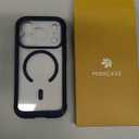 Miracase Magnetic for iPhone 17 Pro Case 6.3" [Compatible with MagSafe] Full-Body Phone Case with Built-in Glass Screen Protector & Camera Control,Drop Proof iPhone 17 Pro Cover, Dark Blue