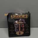 360 Rotating Sunglass Organizer Storage, Stainless Steel Glasses Holder Stand, Glasses Organizer with Tray for Desk, Dresser, Tabletop, Nightstand and Home Decor (Gold)