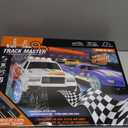 Slot Car Race Track Sets with 4 Slot Cars, Electric Race Car Track Include Slope Circular Overpass Track, Dual Racing Game Featuring Flash Bridge and Pendulum, Gifts Toys for Boys Kids Age 6 7 8-12